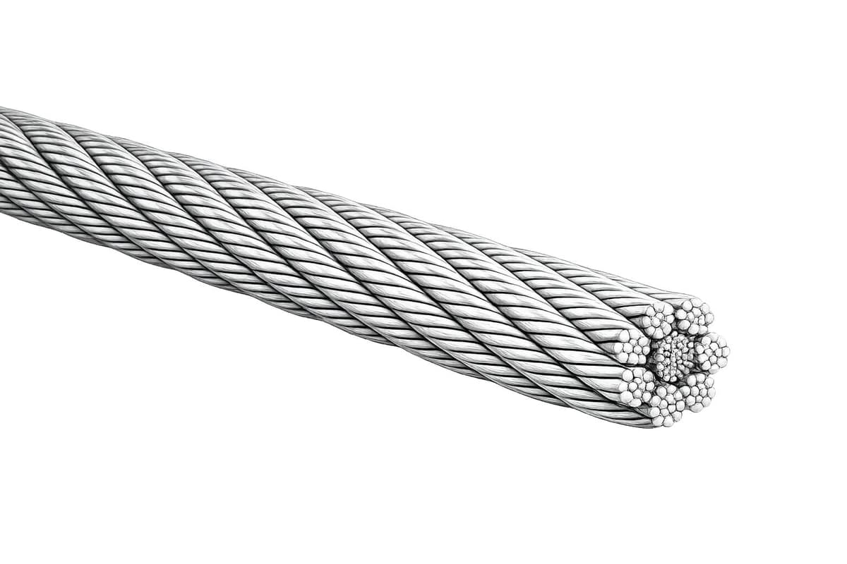 Câble acier galvanisé 6×36 + IWRC