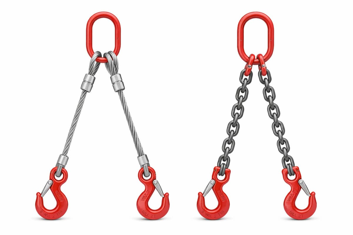 Fabrication sur mesure d’élingues câble & chaîne